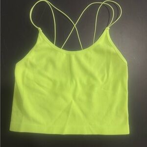 Walmart Neon Green Strappy Women's Top